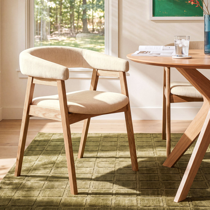 Darcey Upholstered Armchair, Natural