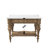 Weston Hills 1 - Drawer Solid Wood Nightstand w/ Stone Top in Natural