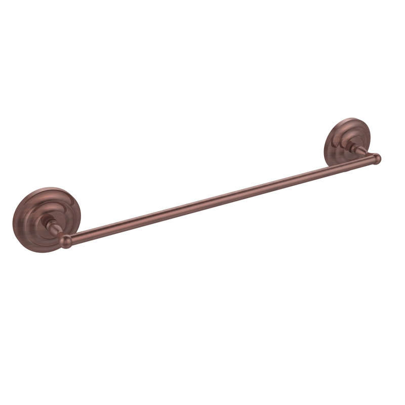 Barre à serviettes murale Leamore, Cuivre antique, 3" H x 24" L x 3" D