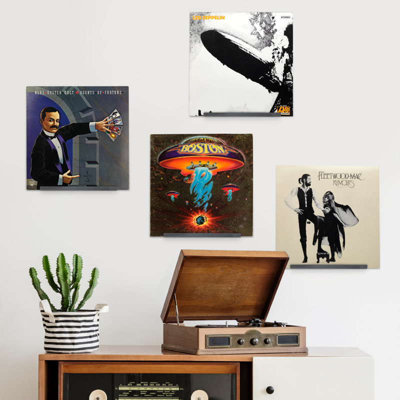 Metal 2.4'' H Media Shelves
