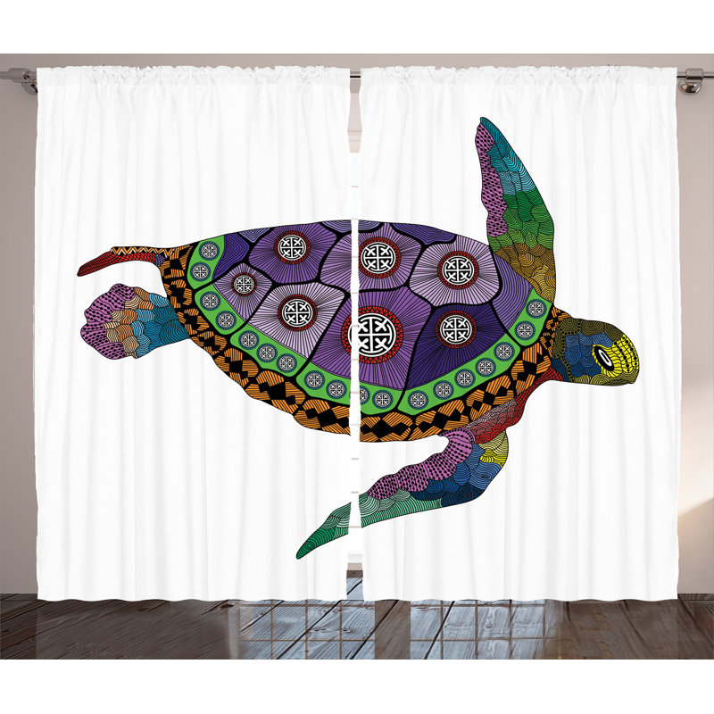 Semi Sheer Curtain Pair, 54" W x 84" L