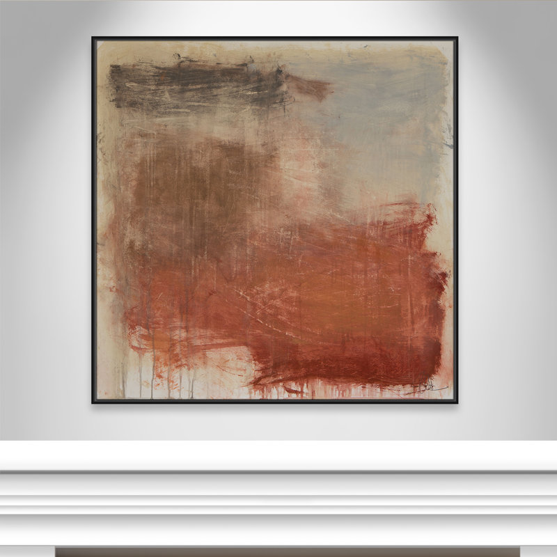 «Colin Autumn Over The Rivera» par, H 46,5 po x l 46,5 po, Noir