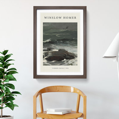 Summer Squall by Winslow Homer - 1 Piece Single Picture Frame Wall Art