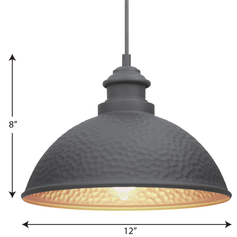 Minnewaukan Outdoor Pendant, Black