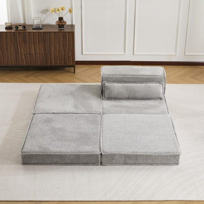 Single Seater and 1 Ottoman (Dark Gray)
