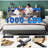 Upholstered Platform Bed With Storage Headboard, Led Lights & Charging Station-2128122663-2128122650