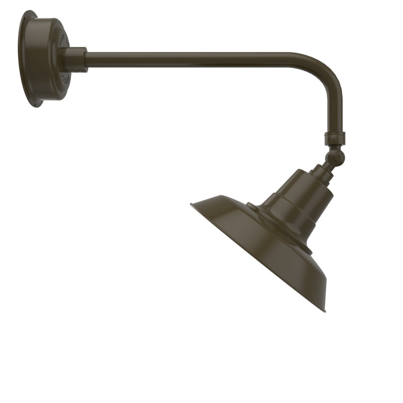 Luminaire de grange d’extérieur à del oldage, Bronze acajou
