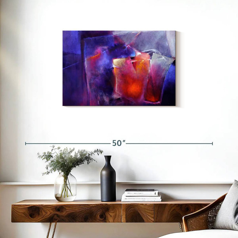 Avery Blue And Orange, 20" H x 30" W