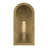 Marea 13" 1-Light Outdoor Wall Light with Clear Glass in Natural Brass-126690929-126690933