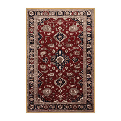Machine Washable Persian Brown Area Rug