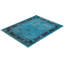 Tapis bleu nouvel âge 8 pi 3 po x 10 pi 4 po Coetta