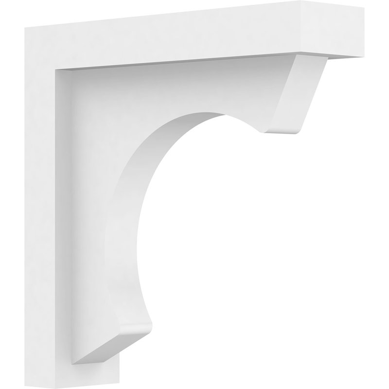 Support standard en PVC de qualité architecturale Emerson, H 8 po x l 2 po x p 8 po