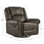Fauteuil inclinable pivotant en microfibre Doniphan-1422215855