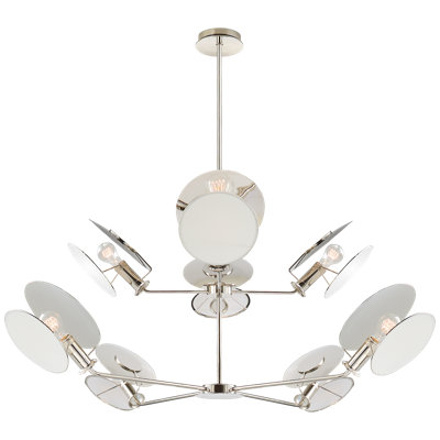 Thomas O'Brien Osiris Large Reflector Chandelier