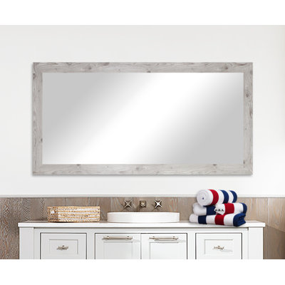 Hensel Wood Flat Wall Mirror