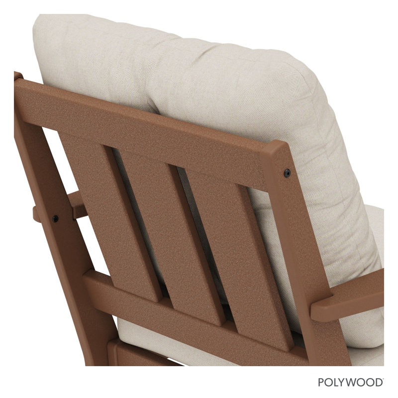 Chaise Oxford, Revolution® toile de jute dune, Teck