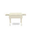 Ensemble de 5 pièces comprenant une table de cuisine rectangulaire avec Dropleaf et 4 chaises rembourrées-1239505678-1239505689