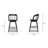 Buity Matilda Swivel 25.5'' Counter Stool