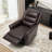 Manual Swivel Rocker Recliner Chair with 360° Rotation – Adjustable Backrest, Multi-Functional Lounge Chair for Living Room, Home Office-2047119011