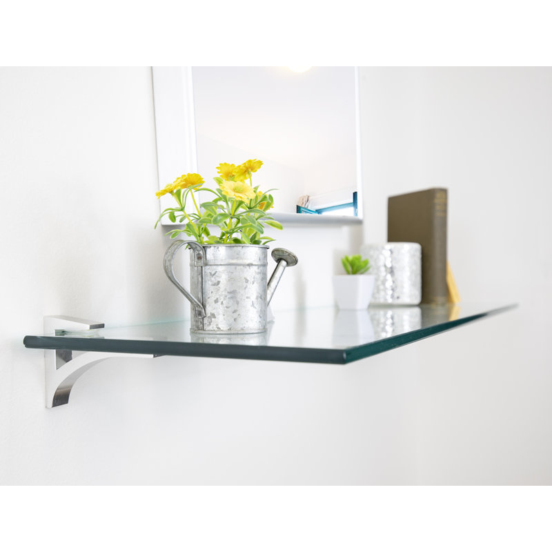 Electra Floating Shelf, Chrome, 2.86" H x 60" W x 8.5" D