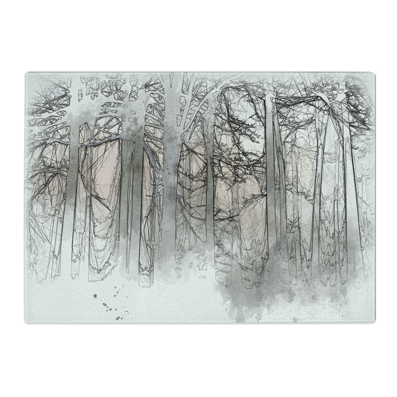 Sunlight Forest Vol.5 Sketch Chopping Board, 20cm W x 28.5cm L