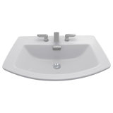 Soirée® Vitreous China Drop-In Bathroom Sink with Overflow