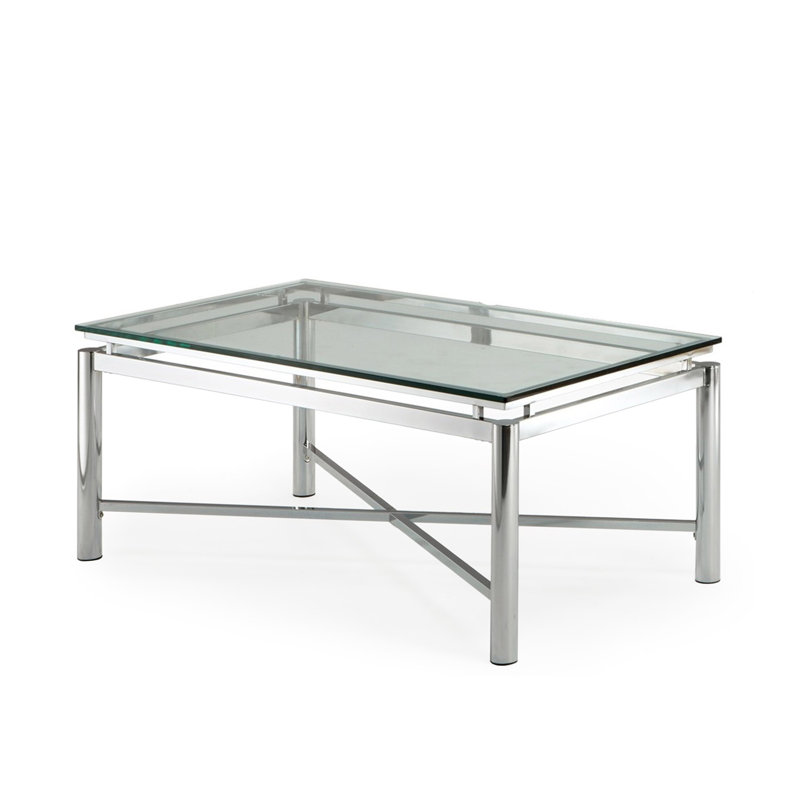 Delara Glass Top Coffee Table