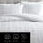 Vera Wang Blurred Plaid Cotton Reversible Blue Comforter Set-123849999