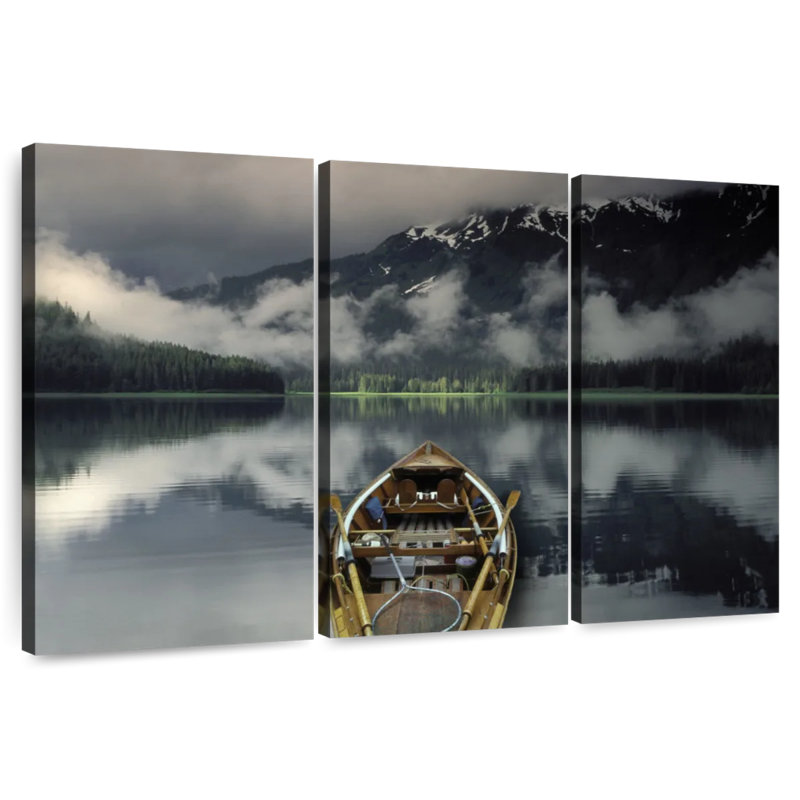 Syd Windfall Harbor Boat, 36" H x 57" W