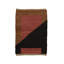Flatweave Rectangle 5' x 7' Hemp Area Rug in Black/Brown/Pink