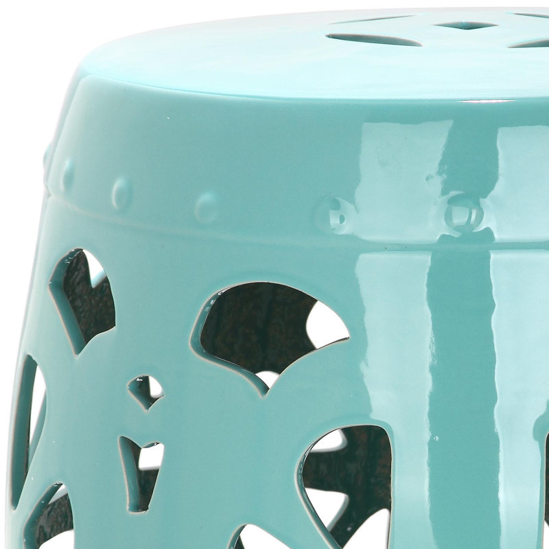 Tabouret de jardin Ceramic, Bleu pâle