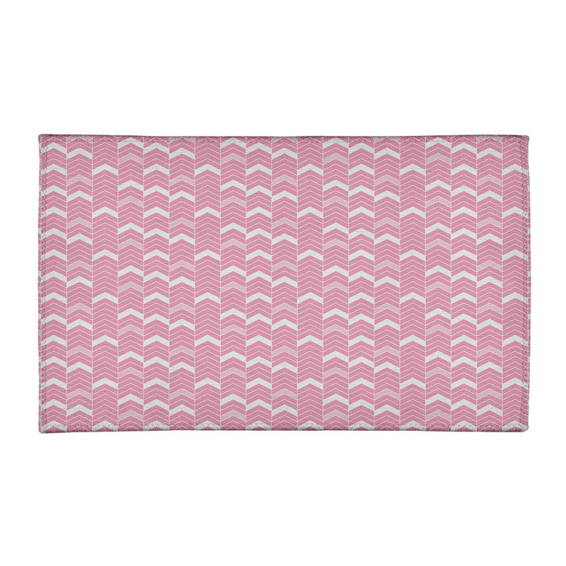 Chenille Chevron Indoor Rug, Rectangle 3' x 5'