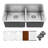 Elite Workstation 32'' L Undermount Double Bowl Stainless Steel Kitchen Sink