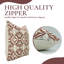 Housse de coussin en lin Fabcline Elegant Viscous-106270056-106270054