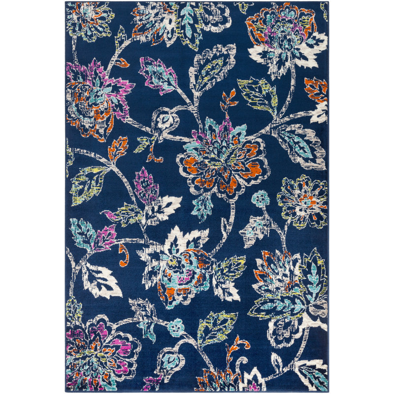 Ramsay Floral Indoor Rug, Rectangle 6'7" x 9'6"