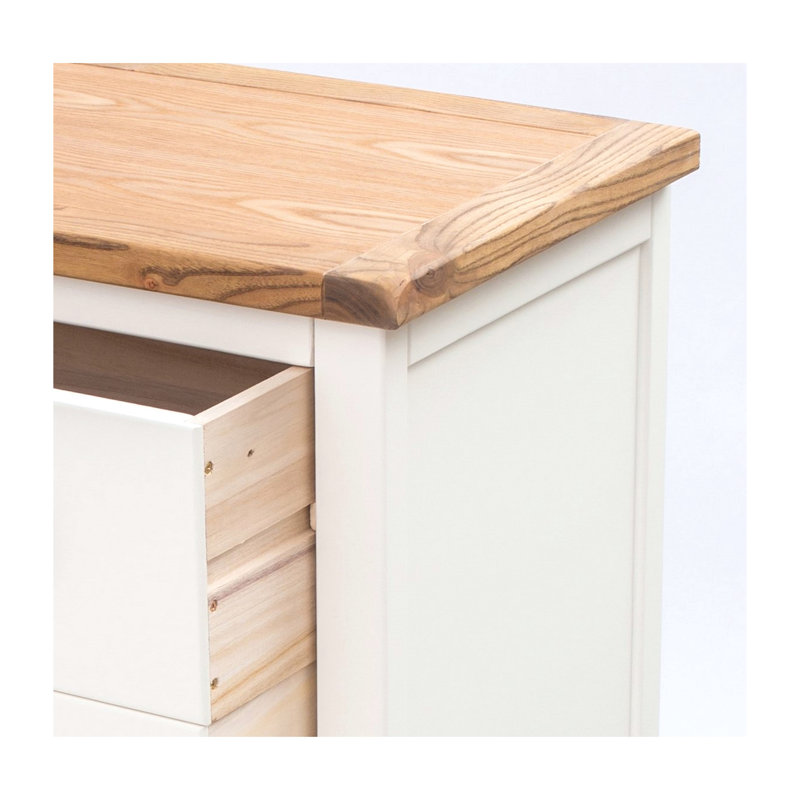 Mirabelle Dressing Table with Mirror, Off White