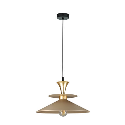 1 - Light Matte Black Dome Pendant