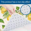 Tapis de cuisine antidérapant à branches citron, 2 pièces