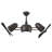 41" Dagny 6 - Blade LED Dual Ceiling Fan with Remote Control and Light Kit Included-9247155-9689376