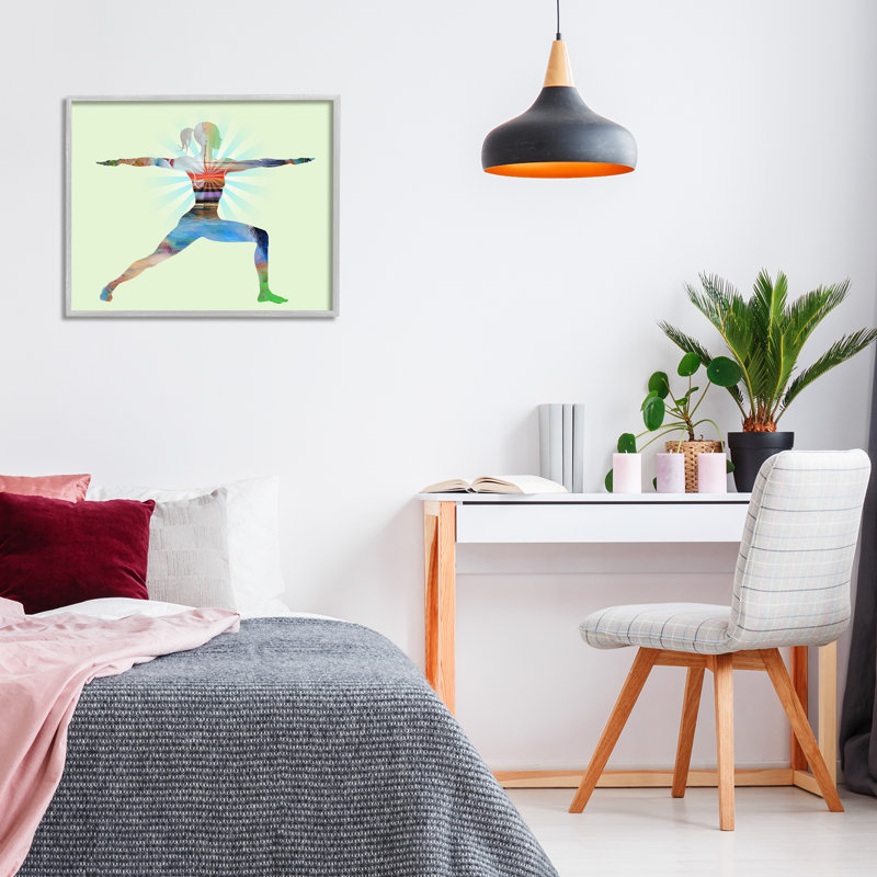 Pose de yoga debout, estampe numérique par Tim Parker, Estampe numérique Farmhouse, H 24 po x l 30 po