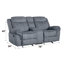 Ensemble de salon inclinable en velours bicolore 3 pièces Zubaida