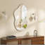 Asymmetrical Metal Wall Mirror-639825980-640007390