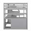Lit mezzanine avec bureau et tablettes-1376788793