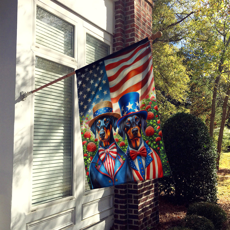 Drapeau «All American House», Doberman pinscher