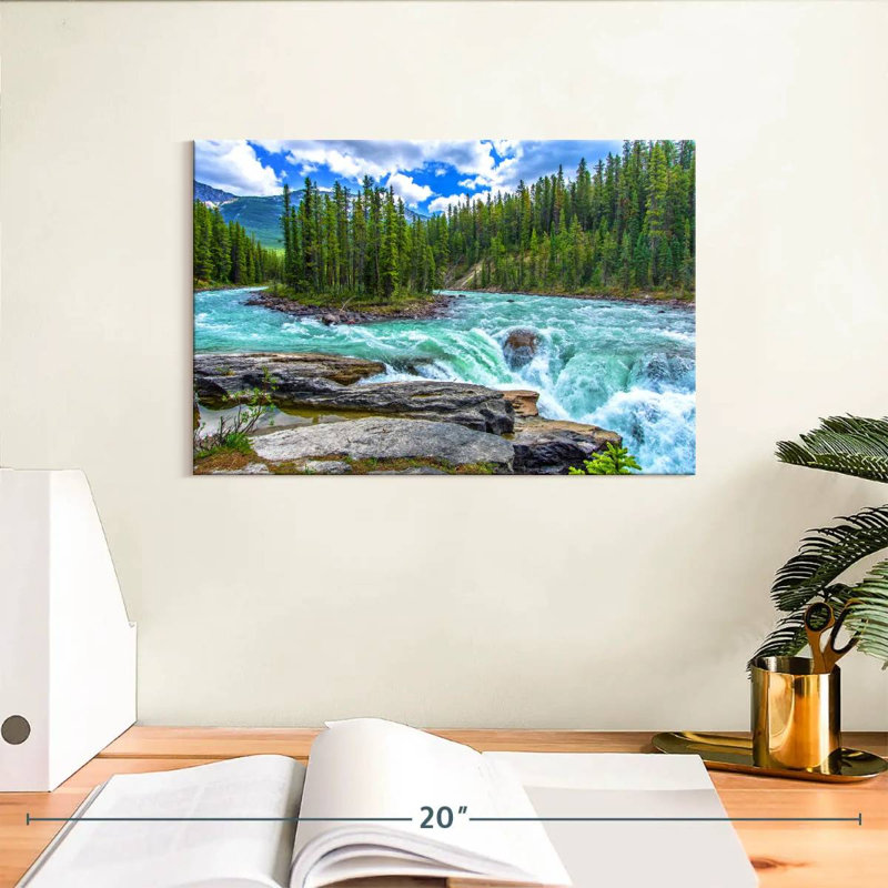 Alvord Sunwapta Falls, H 8 po x l 12 po