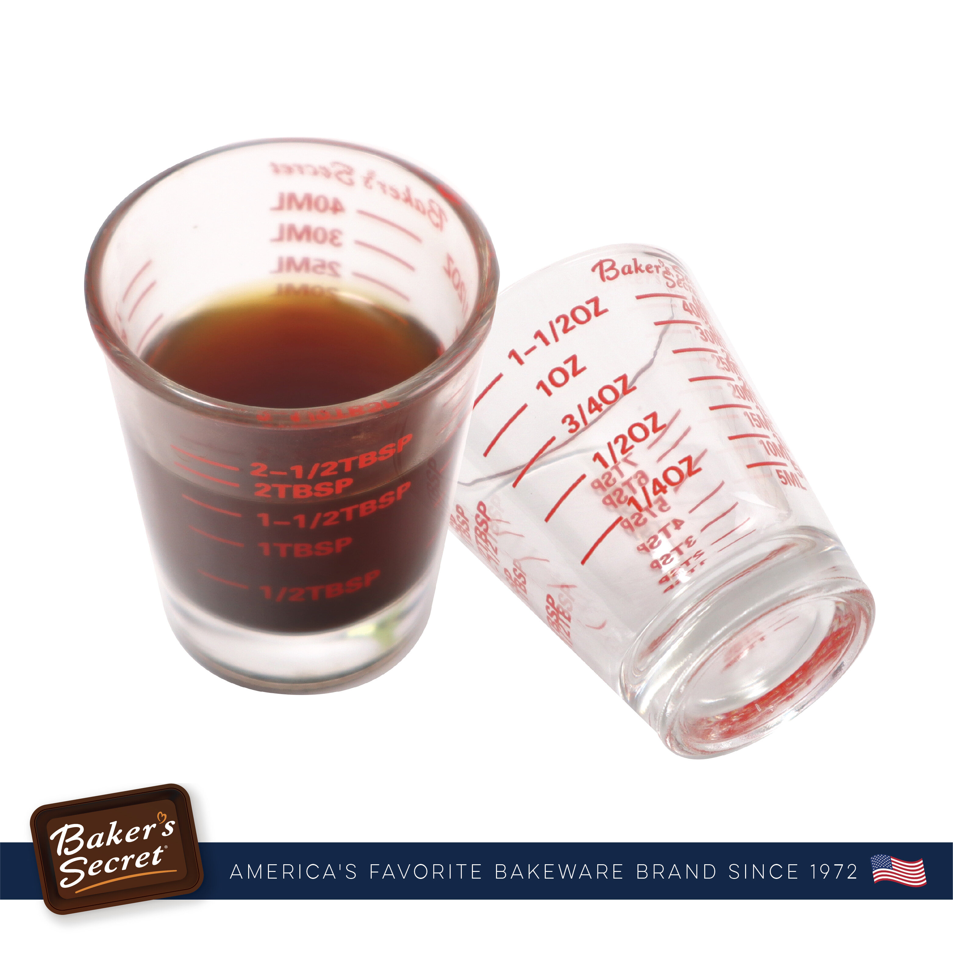 Baker's Secret Glass Measuring Cup, 500 ml
