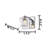 Trabelsi 1-Light Chrome Wall Sconce