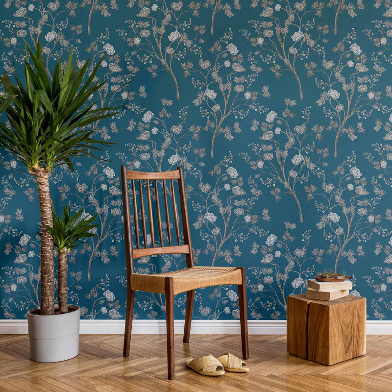 Peel & Stick Floral Tile, 48" L x 24" W