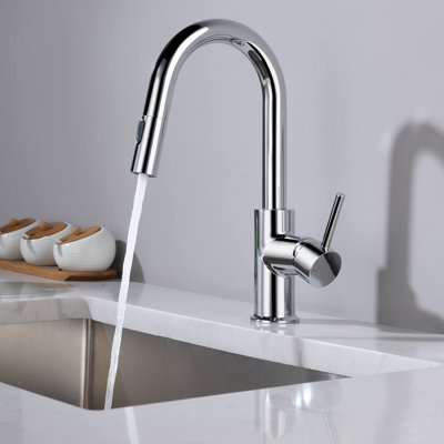KIBI Luxe Pull Down Kitchen Faucet