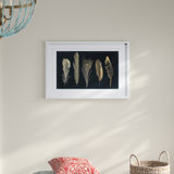 Fashion And Glam Corinthian Feathers Print